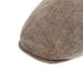Heddle & Reed Harris Tweed Flatcap Brown Herringbone - Heritage Of Scotland - BROWN HERRINGBONE