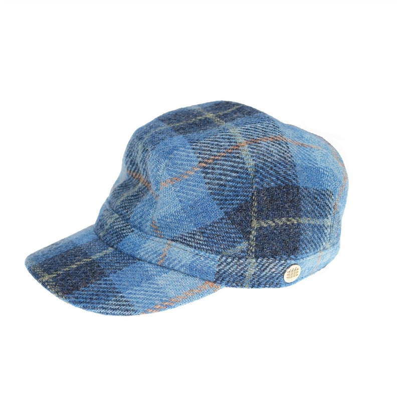 Heddle & Reed Harris Tweed Ladies Cadet Blue Pastel - Heritage Of Scotland - BLUE PASTEL / ONE SIZE
