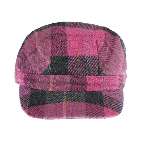 HEDDLE & REED HARRIS TWEED LADIES CADET - Heritage Of Scotland - PURPLE CHECK TRT110