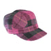 HEDDLE & REED HARRIS TWEED LADIES CADET - Heritage Of Scotland - PURPLE CHECK TRT110