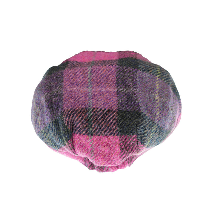 HEDDLE & REED HARRIS TWEED LADIES CADET - Heritage Of Scotland - PURPLE CHECK TRT110