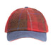 Heddle & Reed Harris Tweed Lds Baseball Red Check - Heritage Of Scotland - RED CHECK