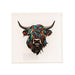 Heilan Coo Coaster - Heritage Of Scotland - MULTI COLOURED CREAM