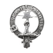 Henderson Clan Badge, Kilt Pin, Lapel Pin, Cufflinks, Keyring/Key Fob & Gift Set — Fine Pewter by Art Pewter — Made in Scotland (Shiny Finish) - Heritage Of Scotland - Badge