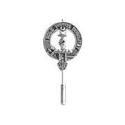 Henderson Clan Badge, Kilt Pin, Lapel Pin, Cufflinks, Keyring/Key Fob & Gift Set — Fine Pewter by Art Pewter — Made in Scotland (Shiny Finish) - Heritage Of Scotland - Lapel Pin