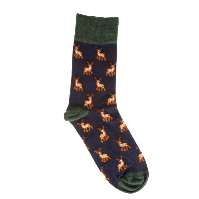 Heritage 3Pk Socks - Ph/Salmon/Stag - Heritage Of Scotland - NA