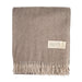 Herringbone Blanket Taupe - Heritage Of Scotland - TAUPE
