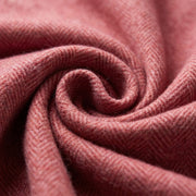 Herringbone Knee Blanket – Pastel Throw with Fringes - Heritage Of Scotland - EMINENCE