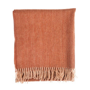Herringbone Knee Blanket – Pastel Throw with Fringes - Heritage Of Scotland - SPICE
