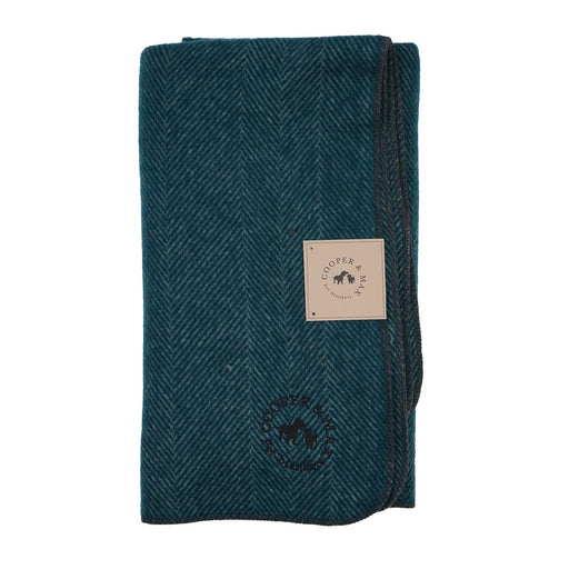 Herringbone Pet Blanket - Heritage Of Scotland - TURQUOISE