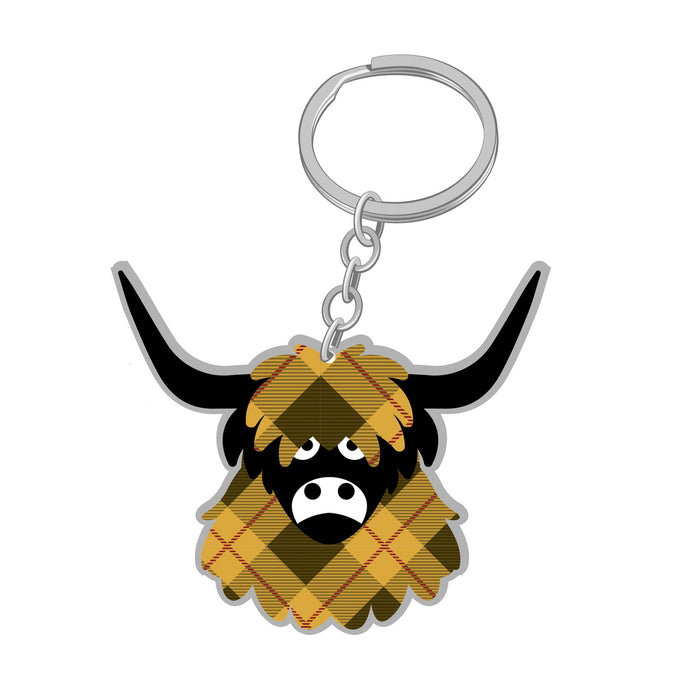 Highland Cow Keyring - Heritage Of Scotland - NA