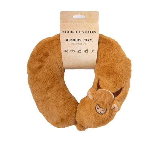 Highland Cow Neck Cushion - Heritage Of Scotland - N/A