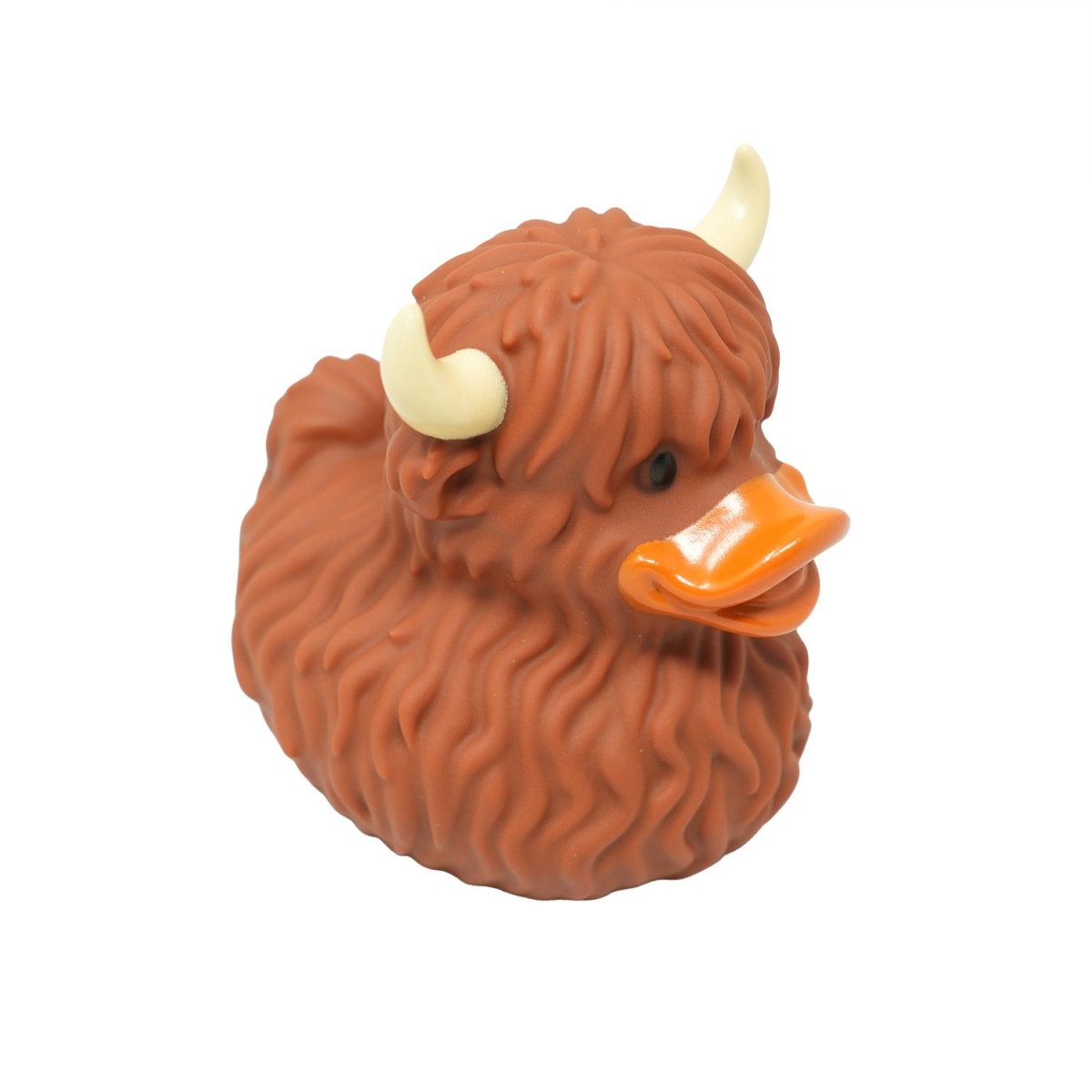Highland Cow Rubber Duck - Fun Novelty Bath Toy & Welsh Souvenir - Heritage Of Scotland - 