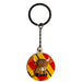 Highland Cow Rubber Keyring – Scottish Coo Souvenir Keychain with Tartan Design - Heritage Of Scotland - 