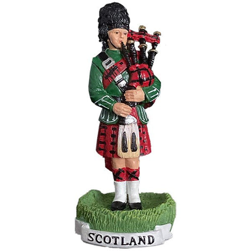 Highland Piper Figurine – Polyresin Scottish Piper Statue - Heritage Of Scotland - Highland Piper
