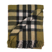 Highland Wool Blend Tartan Blanket Throw - Heritage Of Scotland - EXPLODED SCOTTY THOMSON CYPRESS
