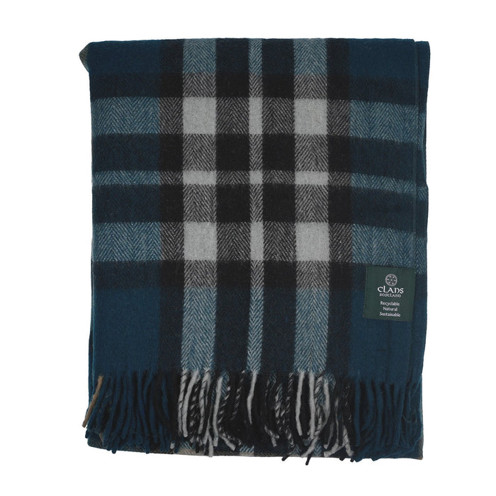 Highland Wool Blend Tartan Blanket Throw - Heritage Of Scotland - EXPLODED SCOTTY THOMSON PACIFIC