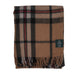 Highland Wool Blend Tartan Blanket Throw - Heritage Of Scotland - EXPLODED THOMSON CAMEL