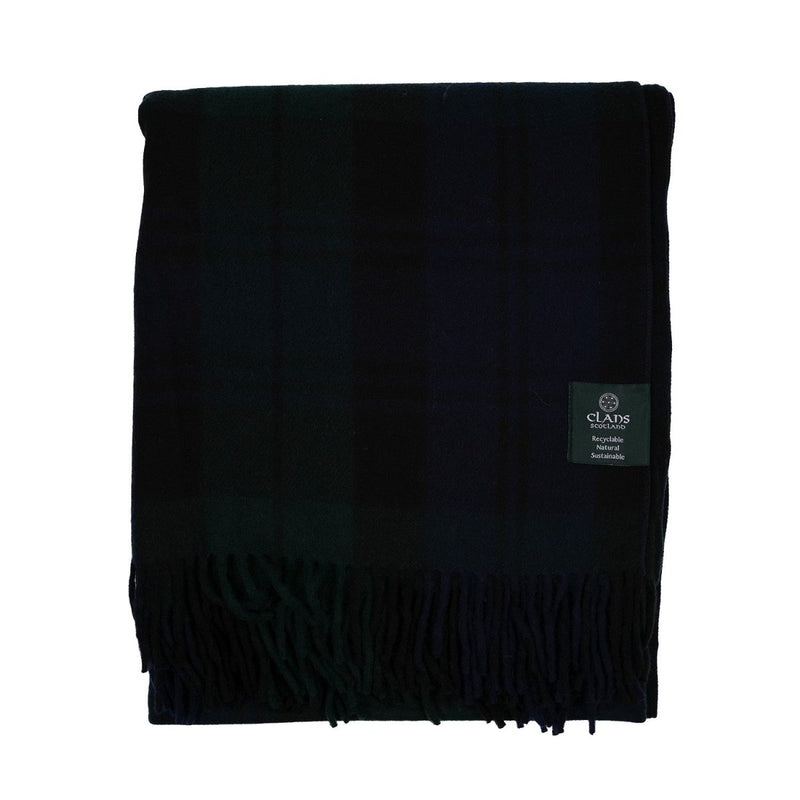 Highland Wool Blend Tartan Blanket / Throw Extra Warm CAMPBELL CLAN - Heritage Of Scotland -