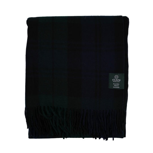 Highland Wool Blend Tartan Blanket / Throw Extra Warm CAMPBELL CLAN - Heritage Of Scotland -
