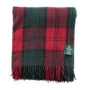 Highland Wool Blend Tartan Blanket / Throw Extra Warm LINDSAY - Heritage Of Scotland -