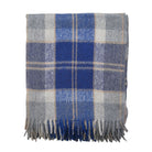 Highland Wool Blend Tartan Blanket Throw – Extra Warm Scottish Wool Blend – BANNOCKBANE SILVER BRIGHT - Heritage Of Scotland -