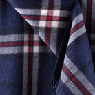 Highland Wool Blend Tartan Blanket / Throw Extra Warm THOMSON NAVY - Heritage Of Scotland -