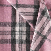 Highland Wool Blend Tartan Blanket / Throw Extra Warm THOMSON PINK - Heritage Of Scotland -