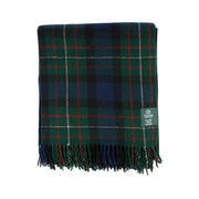 Highland Wool Blend Tartan Blanket Throw - Fergusson - Heritage Of Scotland - 