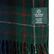 Highland Wool Blend Tartan Blanket Throw - Fergusson - Heritage Of Scotland - 