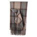 Highland Wool Blend Tartan Blanket Throw - Heritage Of Scotland - MACKELLAR NATURAL