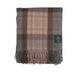 Highland Wool Blend Tartan Blanket Throw - Heritage Of Scotland - MACKELLAR NATURAL