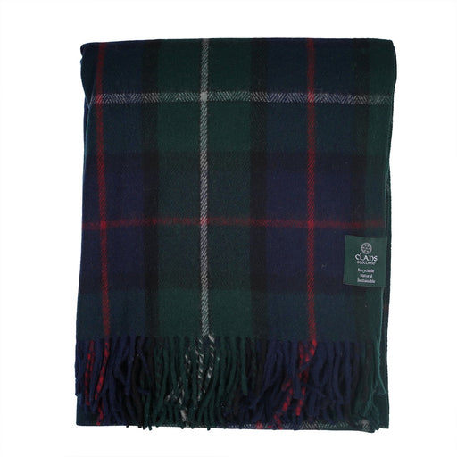 Highland Wool Blend Tartan Blanket Throw - Heritage Of Scotland - MACKENZIE