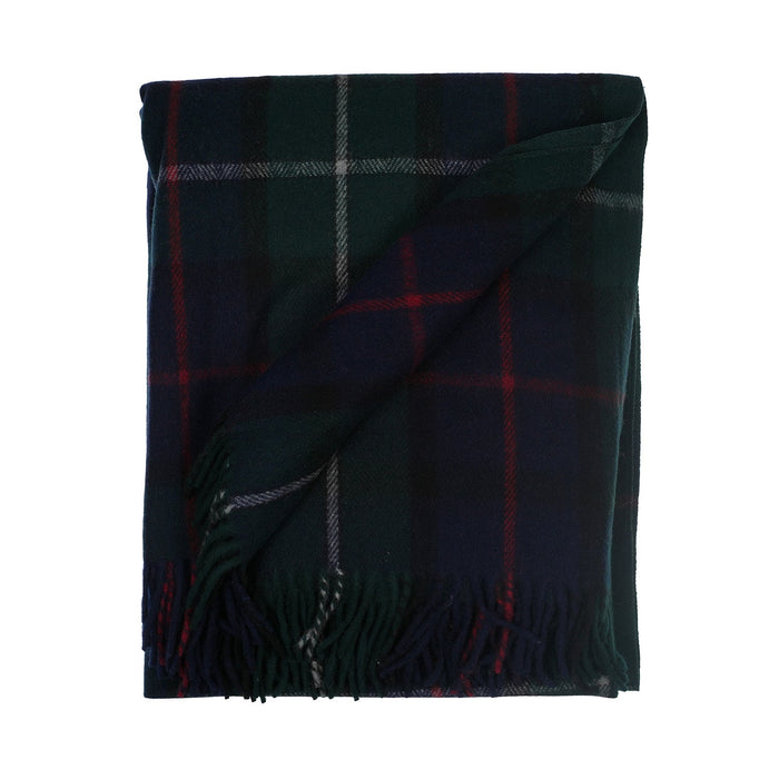 Highland Wool Blend Tartan Blanket Throw - Heritage Of Scotland - MACKENZIE