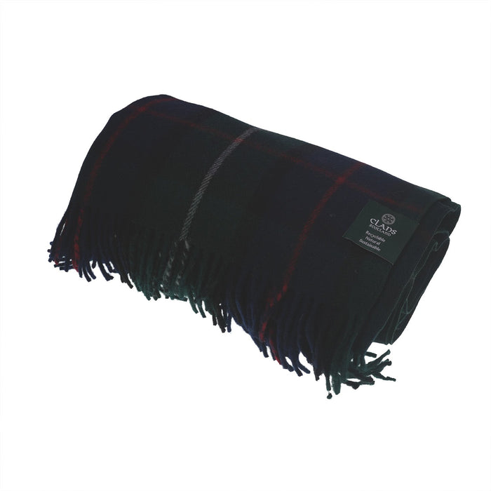 Highland Wool Blend Tartan Blanket Throw - Heritage Of Scotland - MACKENZIE