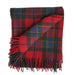Highland Wool Blend Tartan Blanket Throw Maclean - Heritage Of Scotland - MACLEAN