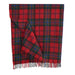 Highland Wool Blend Tartan Blanket Throw Maclean - Heritage Of Scotland - MACLEAN