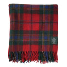 Highland Wool Blend Tartan Blanket Throw Maclean - Heritage Of Scotland - MACLEAN