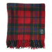 Highland Wool Blend Tartan Blanket Throw Maclean - Heritage Of Scotland - MACLEAN