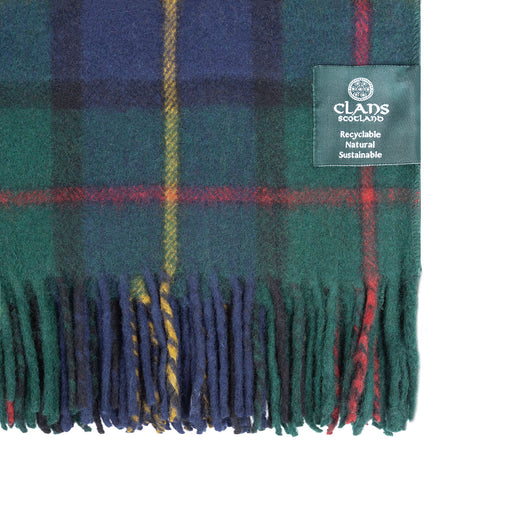 Highland Wool Blend Tartan Blanket Throw Macleod - Heritage Of Scotland - MACLEOD