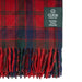 Highland Wool Blend Tartan Blanket Throw Robertson Red - Heritage Of Scotland - ROBERTSON RED