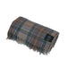 Highland Wool Blend Tartan Blanket Throw - Heritage Of Scotland - STEWART MUTED BLUE