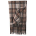 Highland Wool Blend Tartan Blanket Throw - Heritage Of Scotland - STEWART NATURAL DRESS