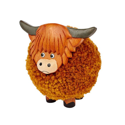 Hl Pom Pom Cow - Heritage Of Scotland - NA