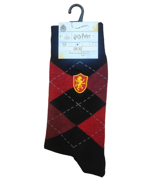 Hp Gryffindor Argyle Knit Socks - Heritage Of Scotland - NA