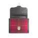 Ht Ladies Handbag Cerise Check / Black - Heritage Of Scotland - CERISE CHECK / BLACK