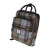 Ht Leather Large Backpack Lovat Check / Black - Heritage Of Scotland - LOVAT CHECK / BLACK