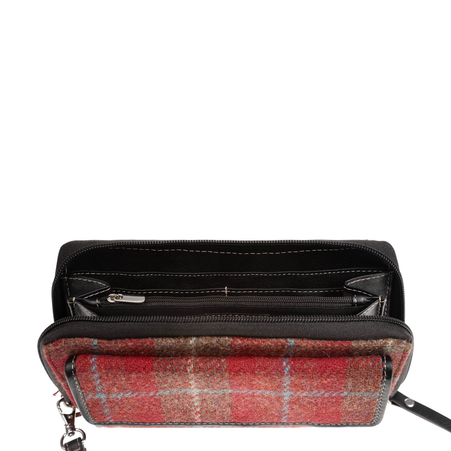 Ht Leather Travel Wallet Dpx02 / Black - Heritage Of Scotland - DPX02 / BLACK