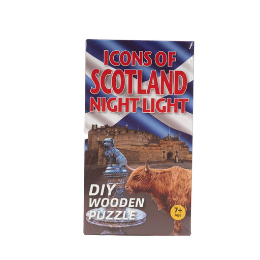 Icons Scotland Nightlight 3D Wood Puzzle - Heritage Of Scotland - N/A
