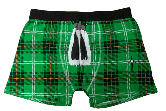 Instakilt Boxer Shorts – Green Novelty Scottish Boxers for Men (S–XL) - Heritage Of Scotland - S